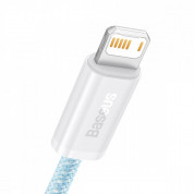Baseus Dynamic Fast Charging Lightning to USB Cable 2.4A (CALD000403) - USB към Lightning кабел за Apple устройства с Lightning порт (100 см) (син) 1