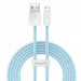 Baseus Dynamic Fast Charging Lightning to USB Cable 2.4A (CALD000403) - USB към Lightning кабел за Apple устройства с Lightning порт (100 см) (син) 1