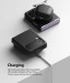 Ringke Slim PC Case - поликарбонатов кейс за Samsung Galaxy Z Flip 3 (черен) 7