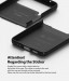 Ringke Slim PC Case - поликарбонатов кейс за Samsung Galaxy Z Flip 3 (черен) 8