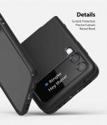 Ringke Slim PC Case - поликарбонатов кейс за Samsung Galaxy Z Flip 3 (черен) 4