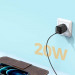 Joyroom USB-C PD Wall Charger 20W - захранване за ел. мрежа с USB-C изход с технология за бързо зареждане (черен) 4