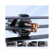 Joyroom Mini Car Air Vent Phone Holder - поставка за радиатора на кола за смартфони с ширина от 65 до 95 мм (черен) 2