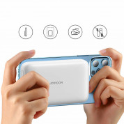 Joyroom Mini Magnetic Wireless Quick Charging Power Bank 10000 mAh - преносима външна батерия с USB-C порт, USB-A изход и безжично зареждане с MagSafe (черен) 1