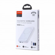 Joyroom Mini Magnetic Wireless Quick Charging Power Bank 10000 mAh - преносима външна батерия с USB-C порт, USB-A изход и безжично зареждане с MagSafe (черен) 6