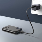 Joyroom 20W Fast Charging Power Bank 10000 mAh - преносима външна батерия с USB-C порт, и 2xUSB-A изхода (черен) 4