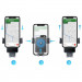 Joyroom Triaxial Electric 15W Wireless Charging Car Holder Suit - поставка за радиатора или таблото на кола с безжично зареждане за мобилни устройства (черен) 5
