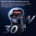 Joyroom Dual USB-A Car Charger 30W - зарядно за кола с 2xUSB-A изхода и технология за бързо зареждане (черен) 5
