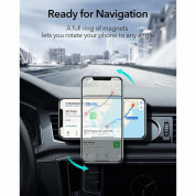 ESR Halolock MagSafe Vent Car Mount - поставка за радиаторa на кола за iPhone с Magsafe (черен) 2