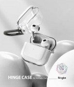 Ringke AirPods 3 Hinge Case - твърд поликарбонатов кейс за Apple AirPods 3 (прозрачен) 5