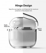 Ringke AirPods 3 Hinge Case - твърд поликарбонатов кейс за Apple AirPods 3 (прозрачен) 8