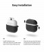 Ringke AirPods 3 Onyx Case - силиконов удароустойчив калъф с карабинер за Apple AirPods 3 (черен) 3