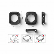 Ringke Air Sports Case - силиконов (TPU) кейс за Apple Watch 7 41мм (черен) 4