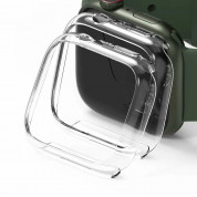 Ringke 2x Slim Watch Case - комплект от два броя качествен твърд кейс за Apple Watch 7 45мм (прозрачен) (2 броя)
