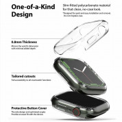 Ringke 2x Slim Watch Case - комплект от два броя качествен твърд кейс за Apple Watch 7 45мм (прозрачен) (2 броя) 3