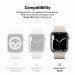 Ringke 2x Slim Watch Case - комплект от два броя качествен твърд кейс за Apple Watch 7 45мм (прозрачен и черен) (2 броя) 2