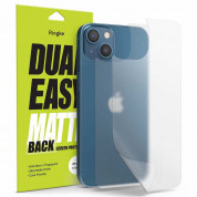 Ringke Dual Easy Matte Back Protector - два броя матови защитни покрития за задната част на iPhone 13 mini