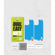 Ringke Dual Easy Matte Back Protector - два броя матови защитни покрития за задната част на iPhone 13 mini 5