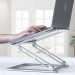 Tech-Protect ProDesk Universal Laptop Stand - сгъваема алуминиева поставка за MacBook и лаптопи от 11 до 17 инча (сребрист) 5