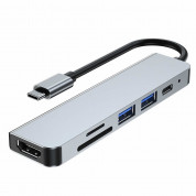 Tech-Protect USB-C Hub 6in1 v4 (gray) 3