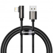 Baseus Legend Elbow Lightning to USB Cable 2.4A (CALCS-01) (100 cm) (black)