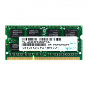 Apacer DDR3 8GB SODIMM 240pin Low Voltage 1.35V PC12800, 1600MHz Notebook Memory - рам памет за Mac и преносими компютри