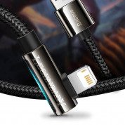 Baseus Legend Elbow Lightning to USB Cable 2.4A (CALCS-A01) - USB към Lightning кабел за Apple устройства с Lightning порт (200 см) (черен) 9