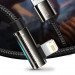 Baseus Legend Elbow Lightning to USB Cable 2.4A (CALCS-A01) - USB към Lightning кабел за Apple устройства с Lightning порт (200 см) (черен) 10
