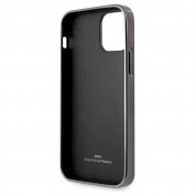 BMW Signature Leather Embossed Logo Leather Case - кожен кейс (естествена кожа) за iPhone 12, iPhone 12 Pro (черен) 4
