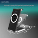 4smarts Wireless Charger UltiMag TrioFold 22.5W - тройна поставка (пад) за безжично зареждане за iPhone с Magsafe, Apple Watch и AirPods (черен) 10