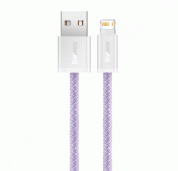 Baseus Dynamic Fast Charging Lightning to USB Cable 2.4A (CALD000505) - USB към Lightning кабел за Apple устройства с Lightning порт (200 см) (лилав) 2