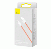 Baseus Dynamic Fast Charging Lightning to USB Cable 2.4A (CALD000507) - USB към Lightning кабел за Apple устройства с Lightning порт (200 см) (розов) 3