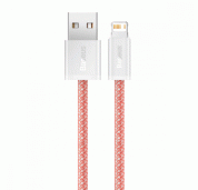Baseus Dynamic Fast Charging Lightning to USB Cable 2.4A (CALD000507) - USB към Lightning кабел за Apple устройства с Lightning порт (200 см) (розов) 2