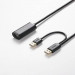 Ugreen 2 x USB 2.0 Extension Cable - удължителен USB кабел с две мъжки USB (500 см) (черен) 4