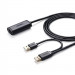 Ugreen 2 x USB 2.0 Extension Cable - удължителен USB кабел с две мъжки USB (500 см) (черен) 1