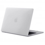 JC SmartShell Case - предпазен кейс за MacBook Air 13 (2018-2020), MacBook Air 13 M1 (2020), MacBook Air 13 M2 (2022) (прозрачен)