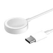 Tactical USB-C Charging Cable for Apple Watch - магнитен USB-C кабел за Apple Watch (1 метър) (бял) 1