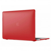 JC SmartShell Case - предпазен кейс за MacBook Pro 13 (2016-2020), MacBook Pro 13 M1 (2020), MacBook Pro 13 M2 (2022) (червен)