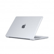 JC SmartShell Case - предпазен кейс за MacBook Pro 16 M1 (2021), MacBook Pro 16 M2 (2023) (прозрачен)