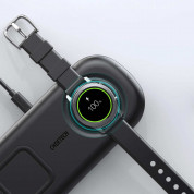 Choetech Wireless Charger Duo 10W - комплект двойна поставка (пад) за безжично зареждане, зарядно и кабел за мобилни устройства, Galaxy Watch и слушалки (черен) 4