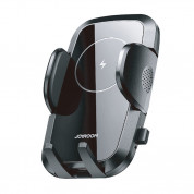 Joyroom Wireless Charging Car Air Vent Holder 15W - поставка за радиатора на кола с безжично зареждане за мобилни устройства (черен)
