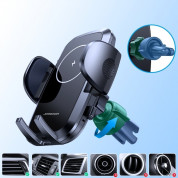 Joyroom Wireless Charging Car Air Vent Holder 15W (black) 6