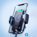 Joyroom Wireless Charging Car Air Vent Holder 15W - поставка за радиатора на кола с безжично зареждане за мобилни устройства (черен) 4