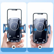Joyroom Wireless Charging Car Dash Holder 15W - поставка за таблото на кола с безжично зареждане за мобилни устройства (черен) 1