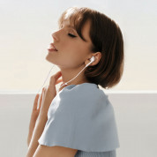 Ugreen In-Ear USB-C Stereo Headphones - слушалки с USB-C кабел, управление на звука и микрофон (бял) 3