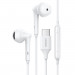 Ugreen In-Ear USB-C Stereo Headphones - слушалки с USB-C кабел, управление на звука и микрофон (бял) 1