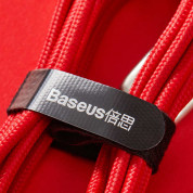 Baseus Year of the Tiger 3-in-1 USB Cable (CASX010009) - универсален USB кабел с Lightning, microUSB и USB-C конектори (120 см) (червен) 9