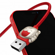 Baseus Year of the Tiger 3-in-1 USB Cable with micro USB, Lightning and USB-C connectors (CASX010009) (120 cm) (red) 2
