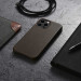 iCarer Leather Oil Wax MagSafe Case - кожен (естествена кожа) кейс с MagSafe за iPhone 13 Pro (кафяв) 10