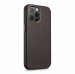 iCarer Leather Oil Wax MagSafe Case - кожен (естествена кожа) кейс с MagSafe за iPhone 13 Pro (кафяв) 6